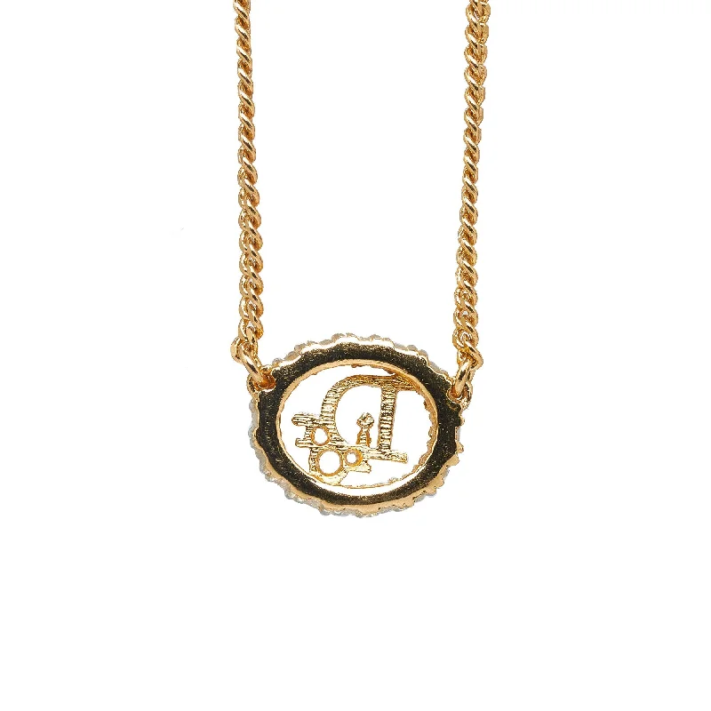 Trendy And Classic Jewelry Now At Reduced Prices DIOR Rhinestone Pendant Necklace Costume Necklace