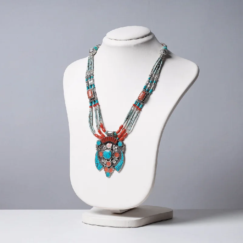 Affordable Elegance – Premium Jewelry At Special Prices Ethnic Tribal Tibetan Beadwork Necklace from Himalayas