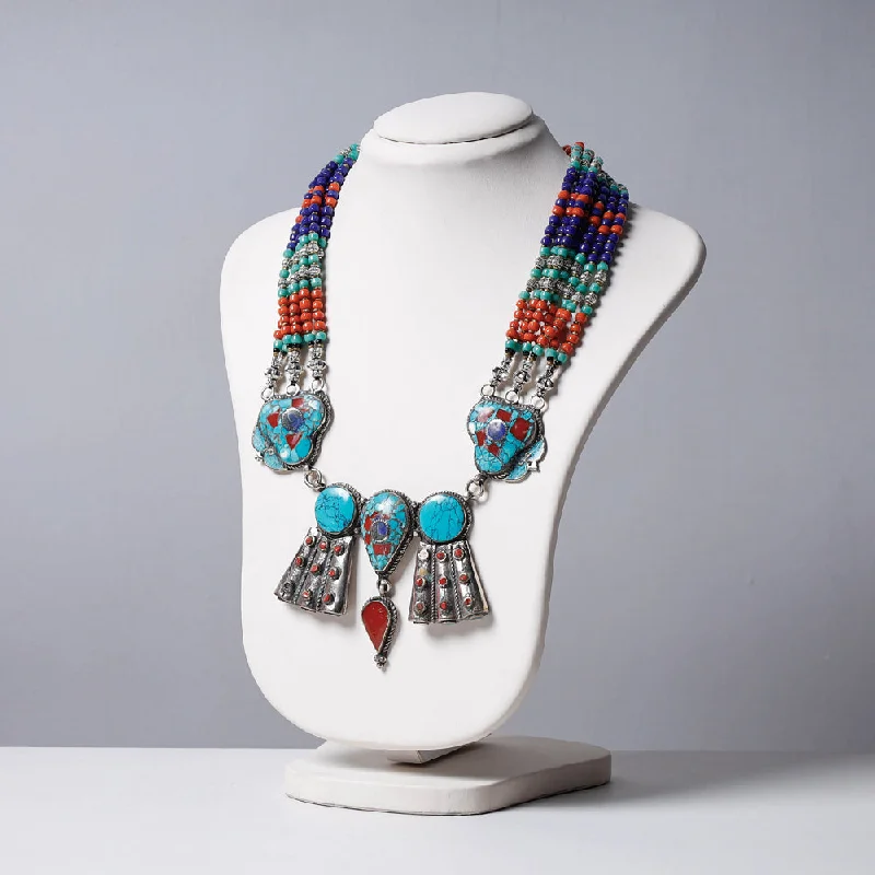 Shine Bright With Our Special Jewelry Promotions Ethnic Tribal Tibetan Beadwork Necklace from Himalayas