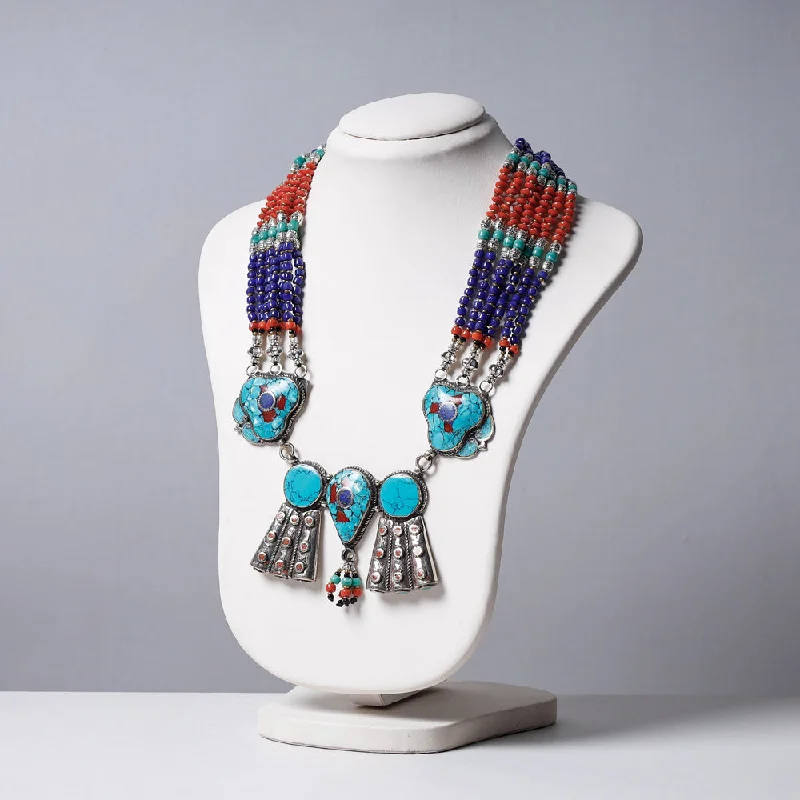 Exclusive Savings On Timeless Jewelry Pieces Ethnic Tribal Tibetan Beadwork Necklace from Himalayas