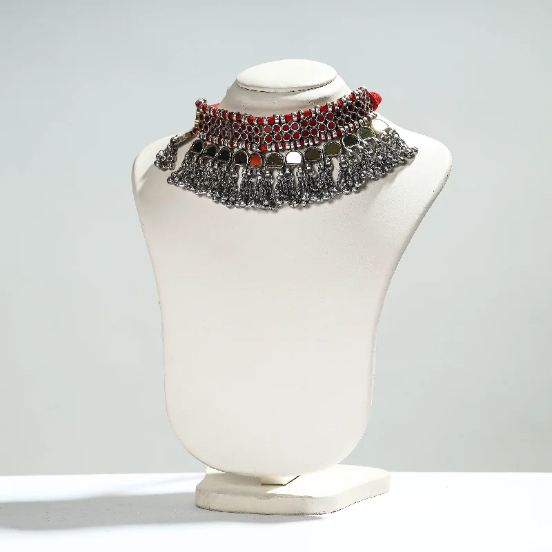 Exclusive Jewelry Offers – Sparkle For Less Antique Glass Encrusted Tribal GS Necklace