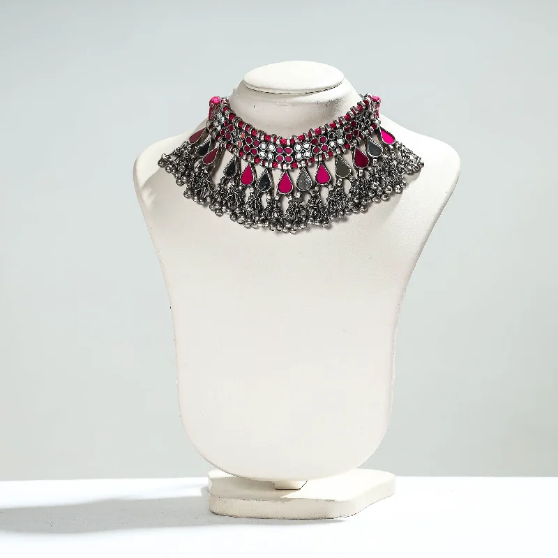 Shop Dazzling Jewelry At The Best Prices Antique Glass Encrusted Tribal GS Necklace