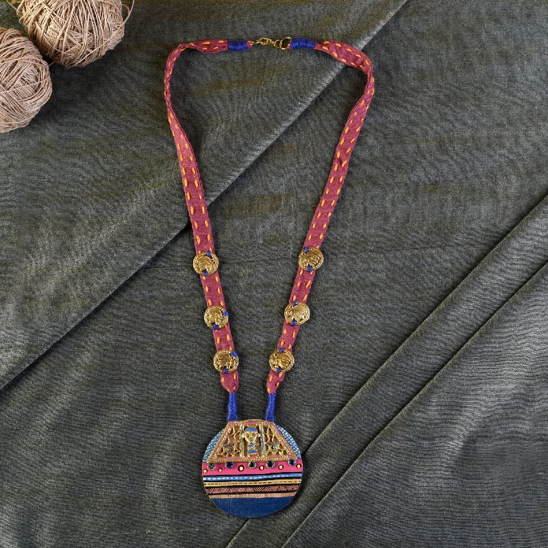 The Empress Procession Hancrafted Tribal Dokra Necklace