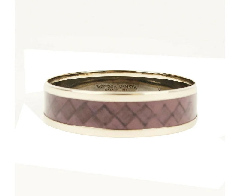 Bottega Veneta Women' Enamel Metal Woven Print  Bracelet