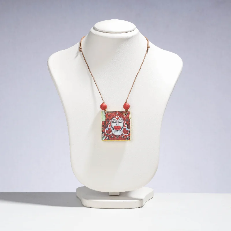 The Jewelry Sale You've Been Waiting For Is Here Handpainted Kerala Mural MDF Wood Necklace