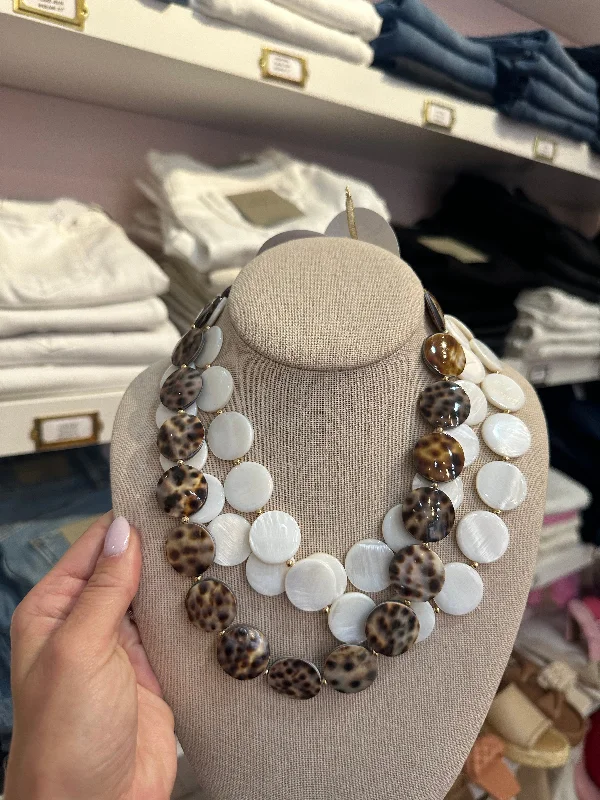 Fall Shell Necklaces by Kimberly Aman