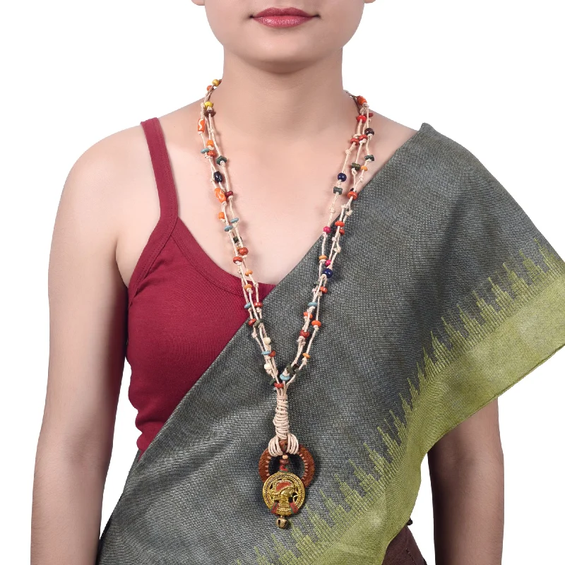 Best-Selling Jewelry Now Available At Special Deals Controlled Chaos: Handcrafted Wooden Loop Necklace