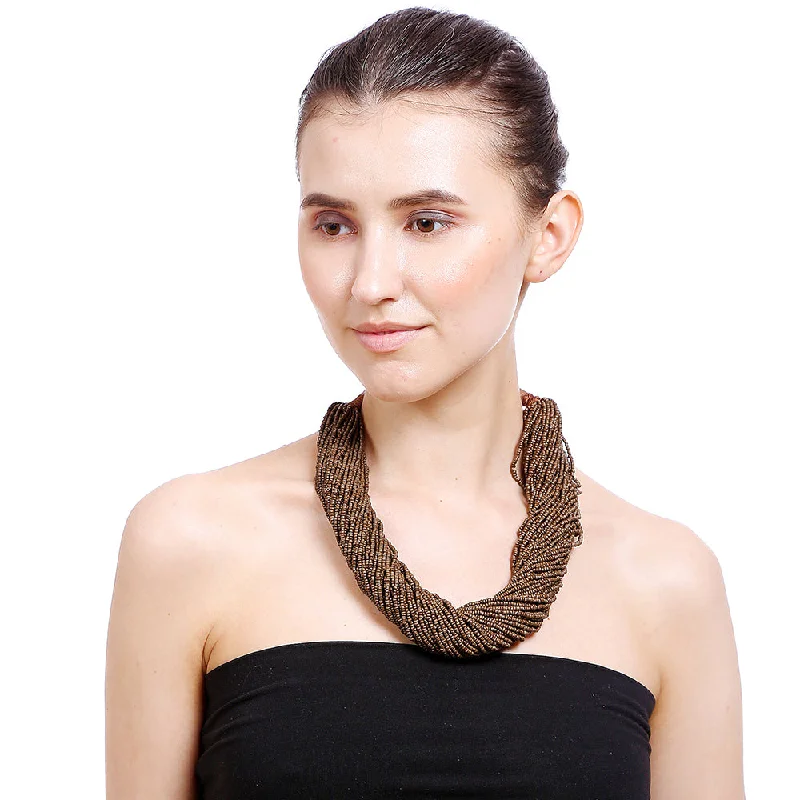 High-End Jewelry, Now More Affordable Than Ever Handcrafted Beads Necklace by Bamboo Tree Jewels