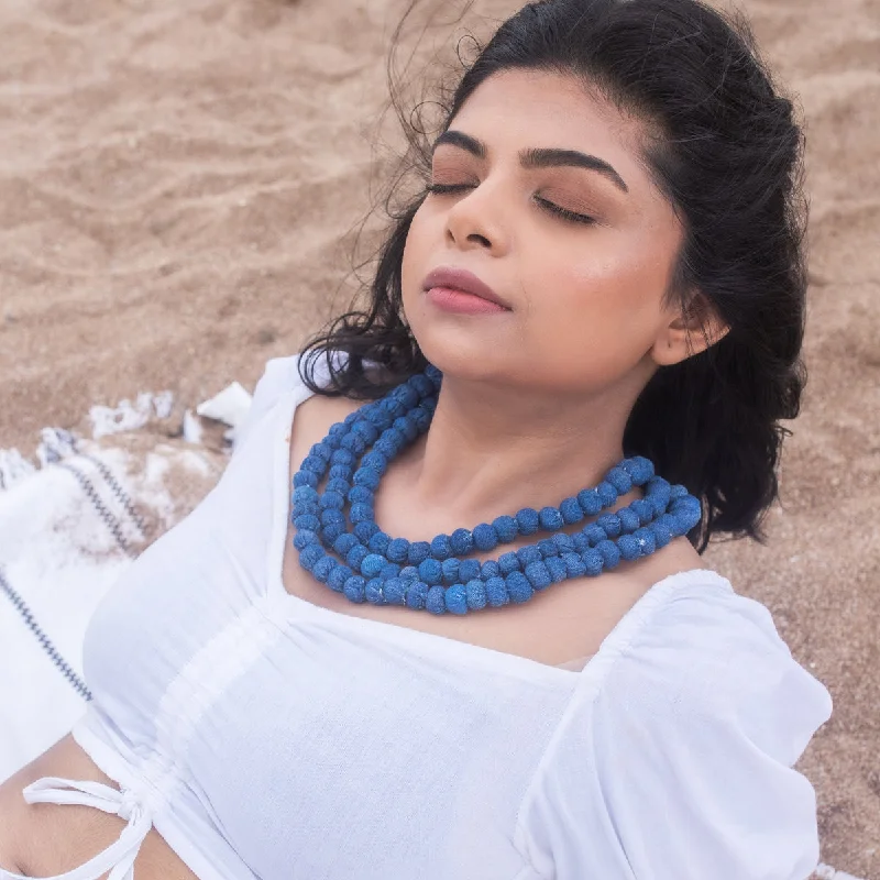 Exclusive Jewelry Bundles At Discounted Prices Bhaavini- Upcycled Denim Necklace by Dwij