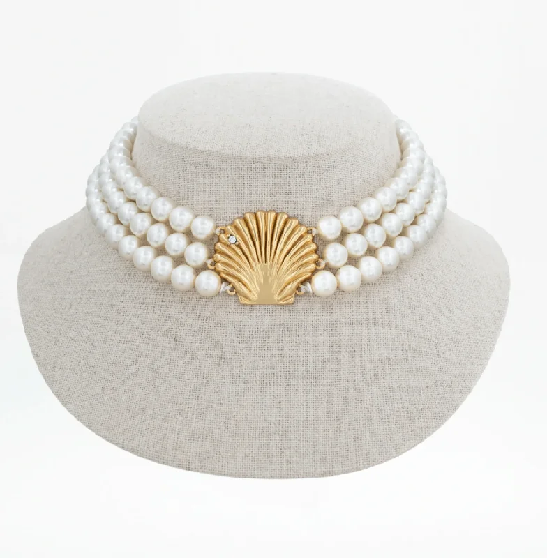 Pearl Shell Necklace by the Shell Dealer