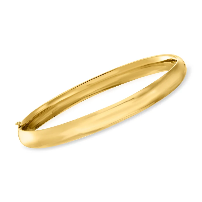 Ross-Simons 14kt Yellow Gold Polished Bangle Bracelet