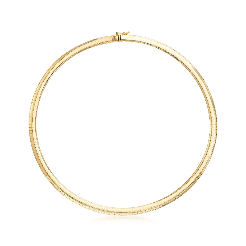 Gorgeous Jewelry, Limited-Time Savings Ross-Simons Italian 6mm 18kt Yellow Gold Omega Necklace