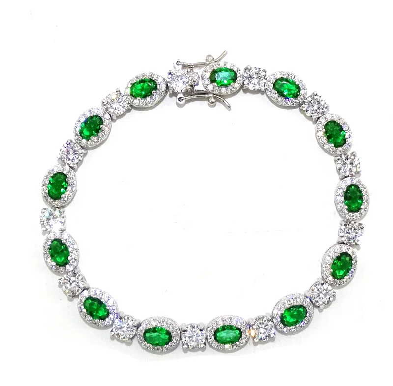 SS White CZ Bracelet