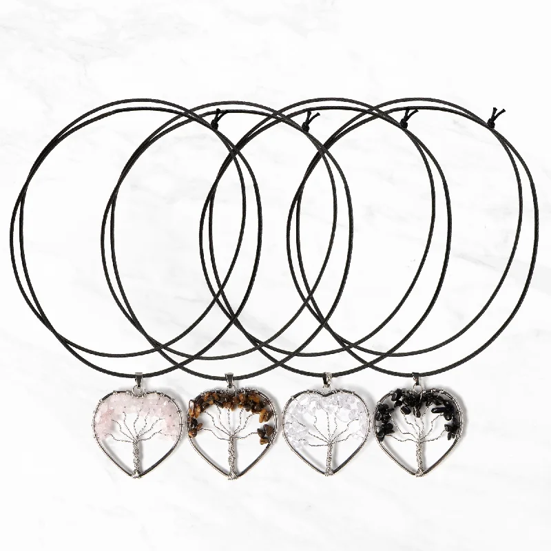 Trendy Minimalist Jewelry For Everyday Wear Tree of Life Pendants