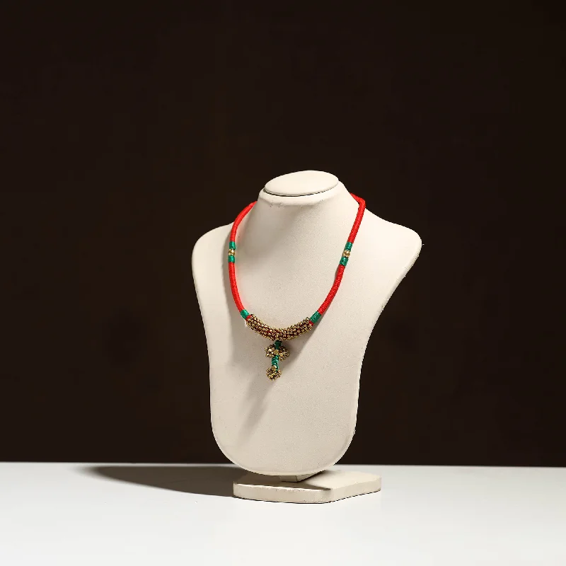 Buy More, Save More On Stunning Jewelry Designs Tribal Odisha Dokra Threadwork Handmade Necklace 38