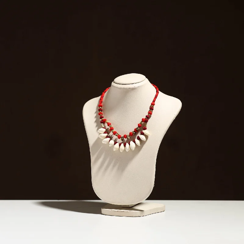 Seasonal Jewelry Sale – Upgrade Your Collection Tribal Odisha Dokra Threadwork Handmade Necklace 43