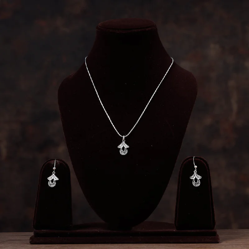 Your Perfect Accessory Now At The Best Price Kalinga Filigree Sterling Silver Necklace Set