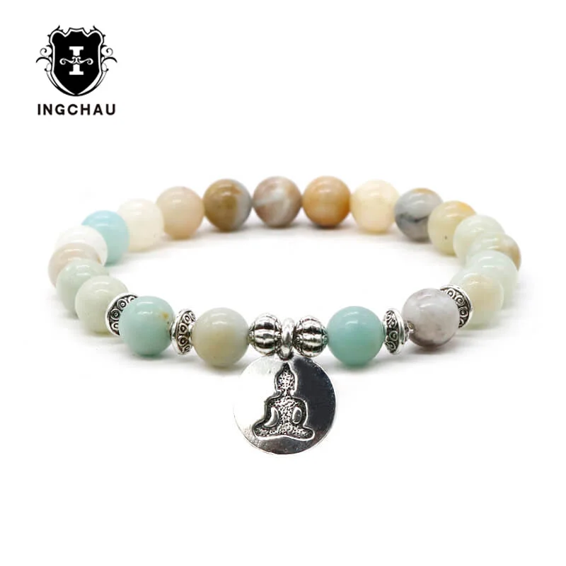 Affordable Elegance – Premium Jewelry At Special Prices Natural Stone Bead Buddhism Mala Bracelets Men Aventurine Amazonite Bracelet Affordable Elegance – Premium Jewelry At Special Prices Natural Stone Bead Buddhism Mala Bracelets Men Aventurine Amazonite Bracelet