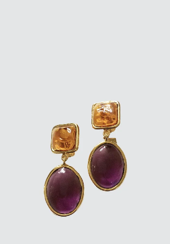 Rocaille Clip Earrings