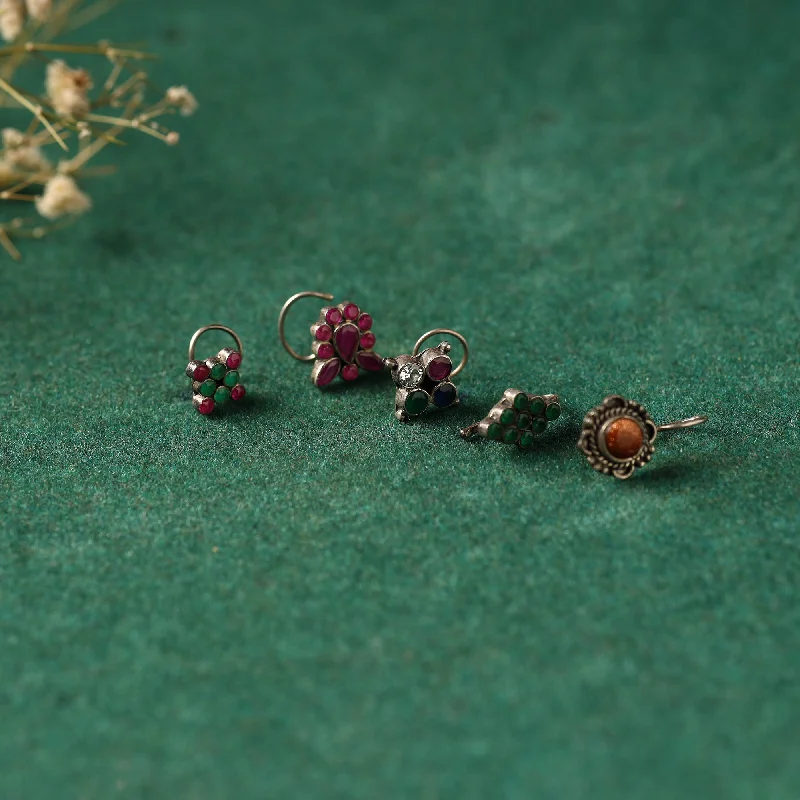 Sparkle On A Budget – Fine Jewelry For Less Sterling Silver Nosepin (Set Of 5) 07