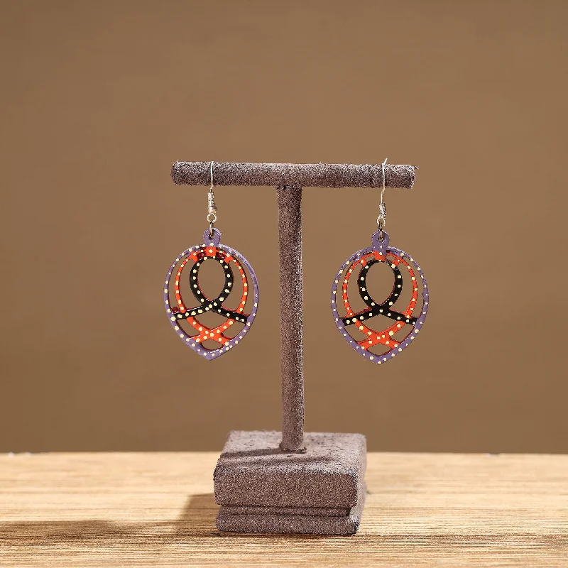 Special Deals On Handcrafted And Designer Jewelry Tikuli Art Handpainted Wooden Earrings