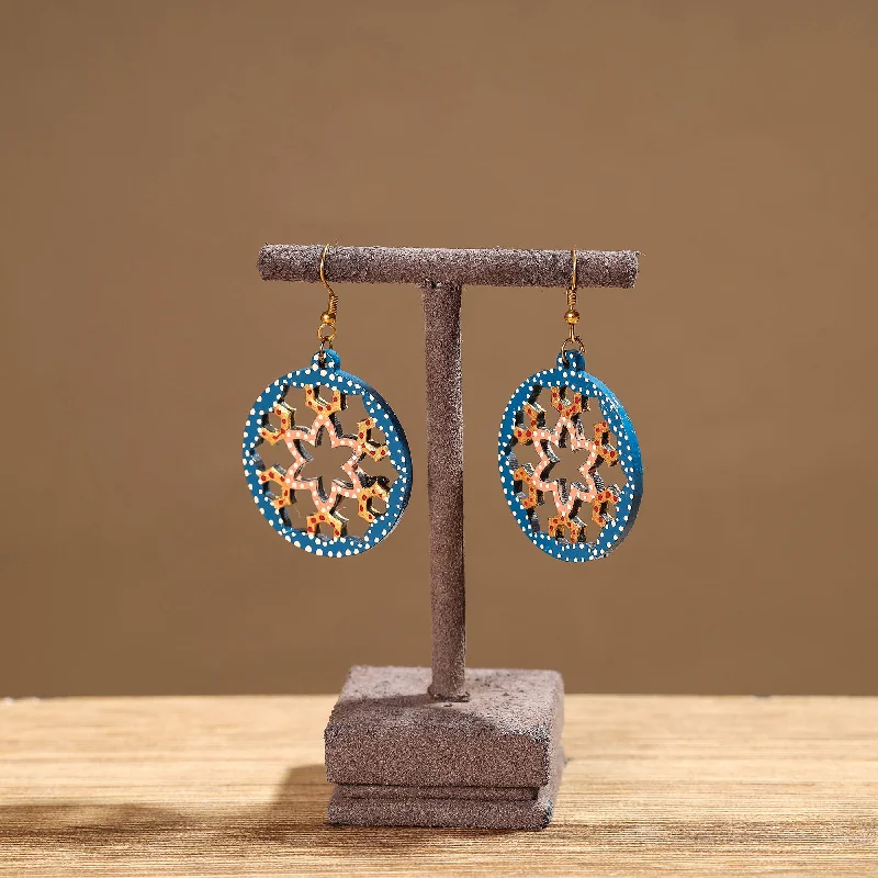 Personalized Engraved Jewelry For Meaningful Gifts Tikuli Art Handpainted Wooden Earrings