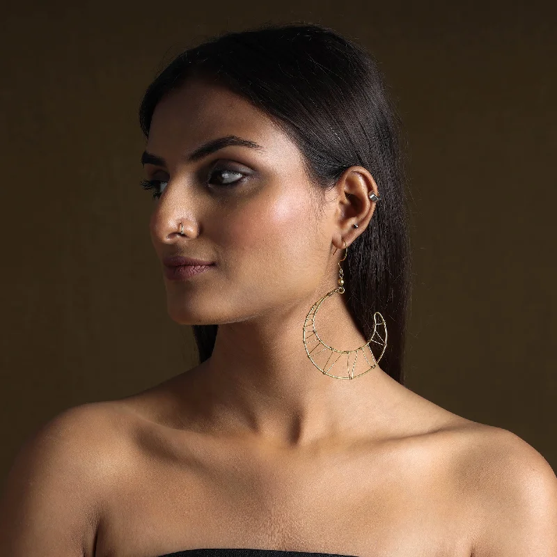 Bestselling Jewelry At Special Promotional Rates Brass Metal Handcrafted Dokra Earrings by Asalkaar