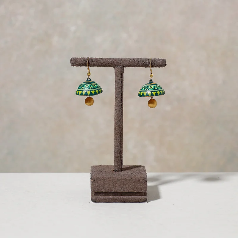 Exclusive Jewelry Bundles At Discounted Prices Miniature Handpainted Terracotta Jhumki Earrings