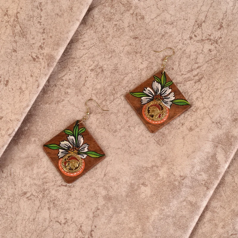 Must-Have Jewelry At Irresistible Discounts Butterfly-II' Handcrafted Tribal Wooden Earrings