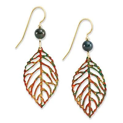 Holiday Jewelry Sale – Perfect Gifts At Great Prices Silver Forest Earrings Gold Leaf Fall Colors