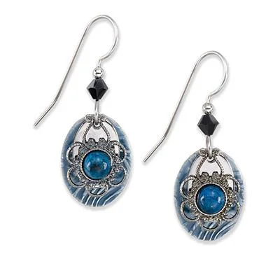 Shop Dazzling Jewelry With Special Promotional Discounts Silver Forest Earrings Silver Blue Filigree Lapis