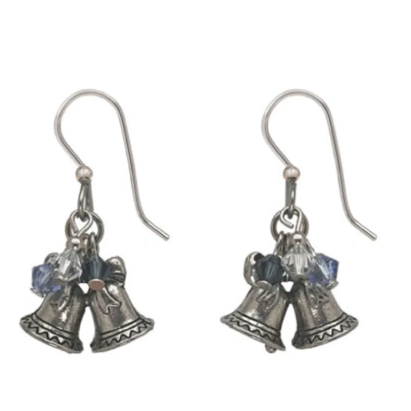 Limited-Time Offer On Elegant Jewelry Pieces Silver Forest Earrings Traditional Silver Bells with Beads