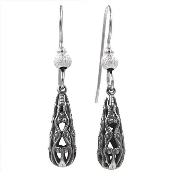 Luxury Jewelry Clearance – Shop Premium Styles Now Silver Forest Silver Tone Filigree Drop Earrings