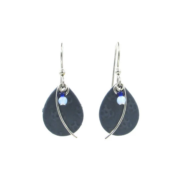 Adjustable Charm Bracelets For A Perfect Fit Silver Forest Textured Silver Curl Teardrop Earrings