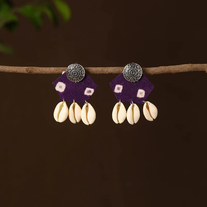 Umarah Fabart Shell Work Earrings