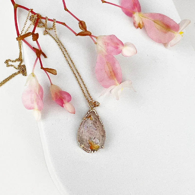 Jewelry Clearance Event – Last Chance For Stunning Deals 14k Boulder Opal Drop Necklace