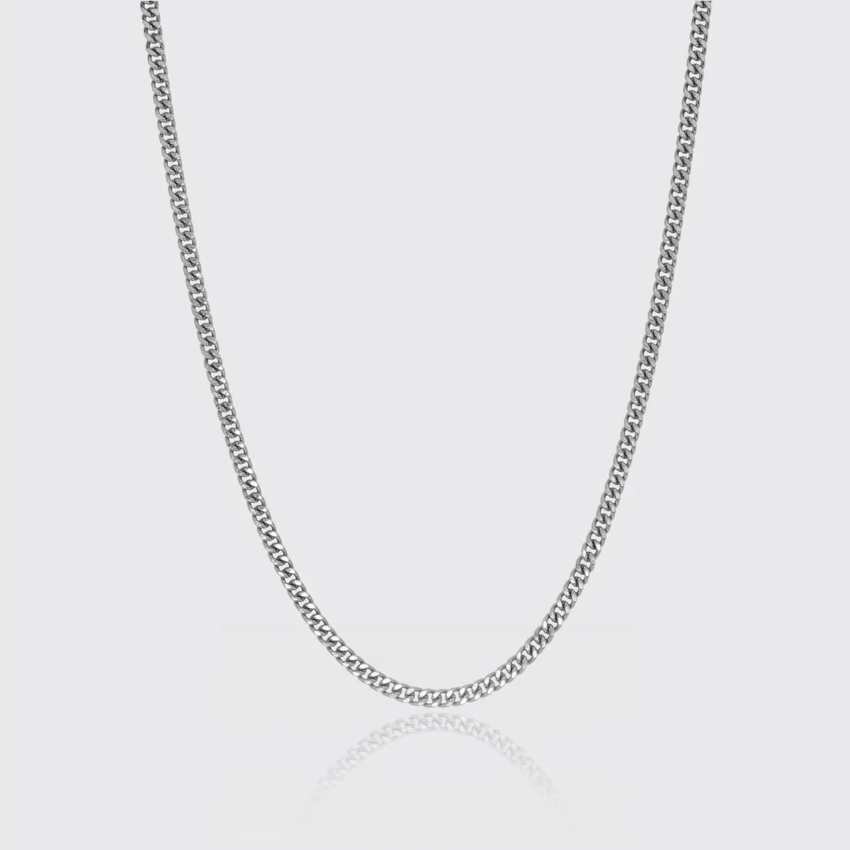 Unmissable Deals On Handmade Jewelry Collections 3mm Miami Cuban Link Chain - White Gold
