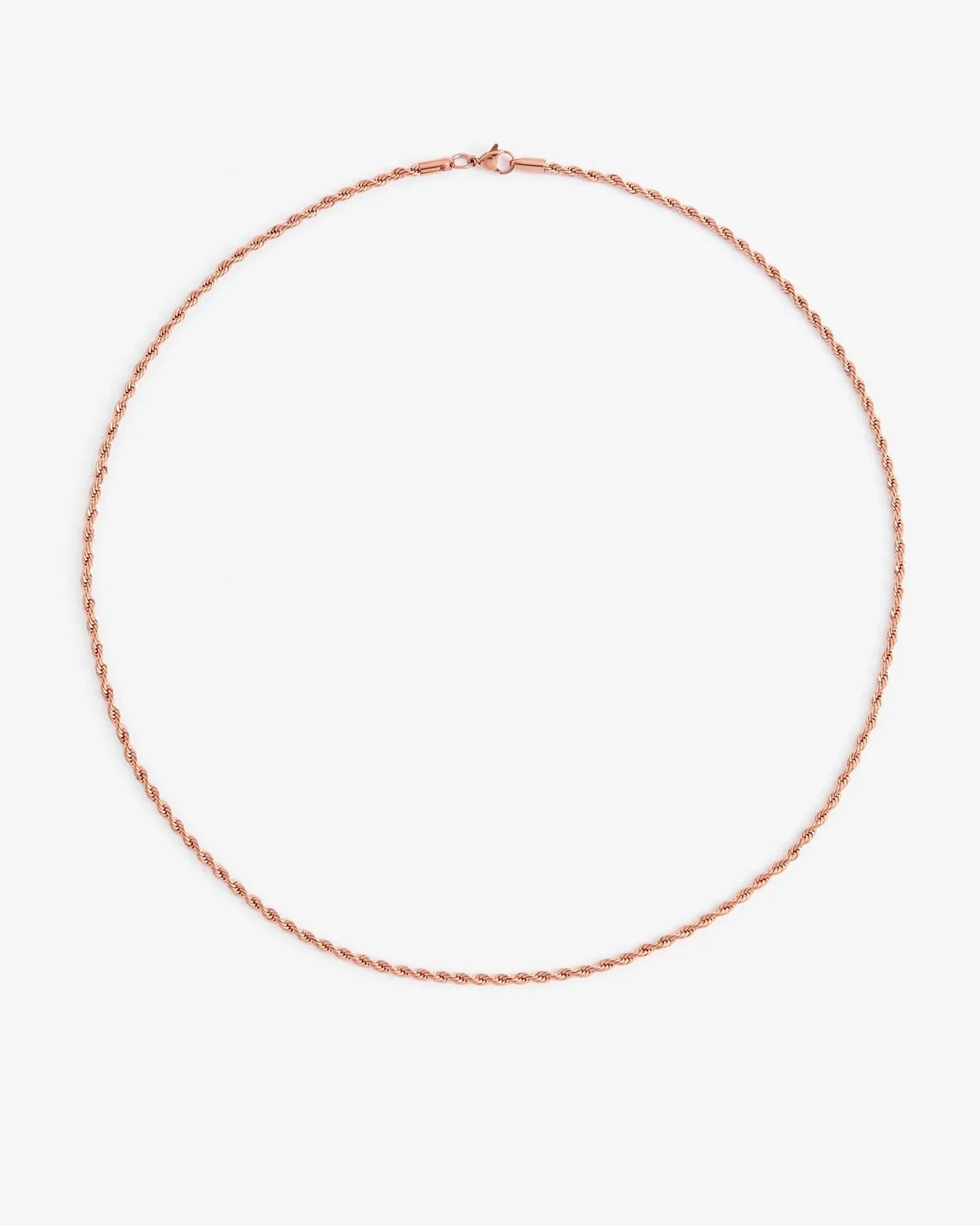 Shop Dazzling Jewelry At The Best Prices 3mm Rope Chain - Rose Gold