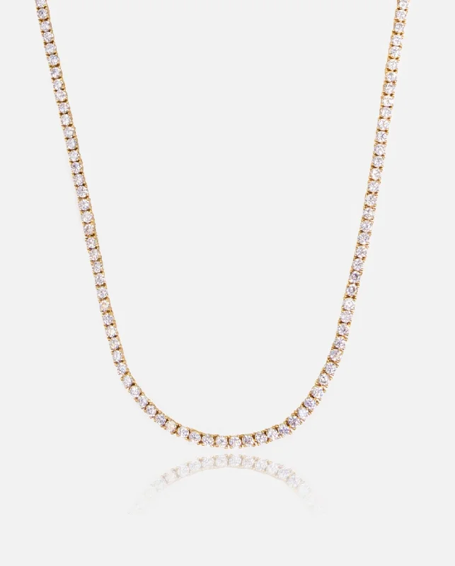 Shop Trending Jewelry With Exclusive Savings 3mm Tennis Chain - Gold