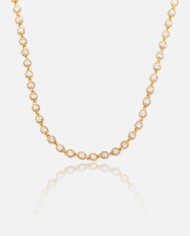 Celebrate Every Occasion With Sparkling Savings 5mm Iced Ball Chain - Gold