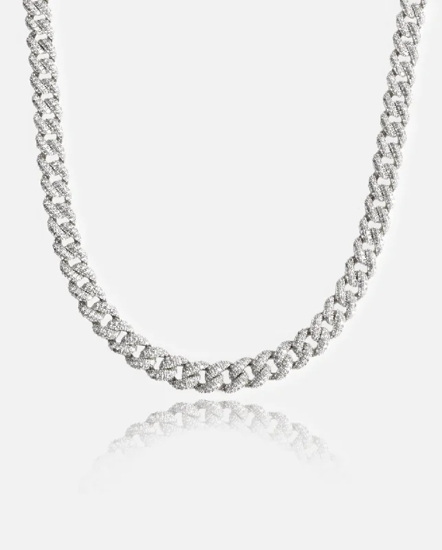 Elegant Jewelry At Unbeatable Offers – Shop Before It's Gone 8mm Iced Cuban Link Chain - White Gold Elegant Jewelry At Unbeatable Offers – Shop Before It's Gone 8mm Iced Cuban Link Chain - White Gold