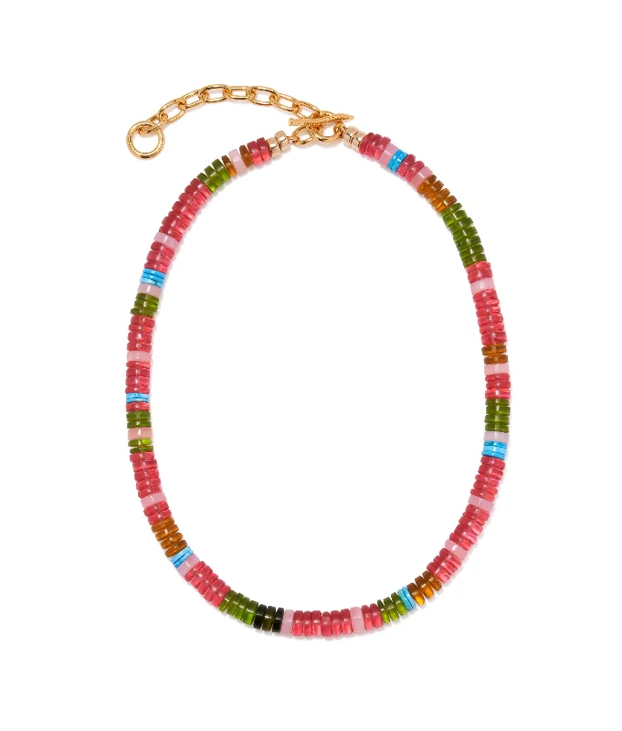 Handcrafted Jewelry Sale – Unique Designs At Low Prices Agosto Necklace in Watermelon Handcrafted Jewelry Sale – Unique Designs At Low Prices Agosto Necklace in Watermelon