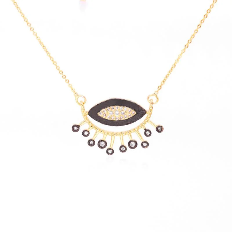 Bestselling Jewelry At Special Promotional Rates Zircon Eye Droplet Necklace