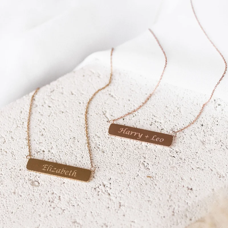 Personalized Jewelry Sale – Meaningful Gifts At Great Prices Becka - 18ct Gold or Silver Plated Monogram Necklace