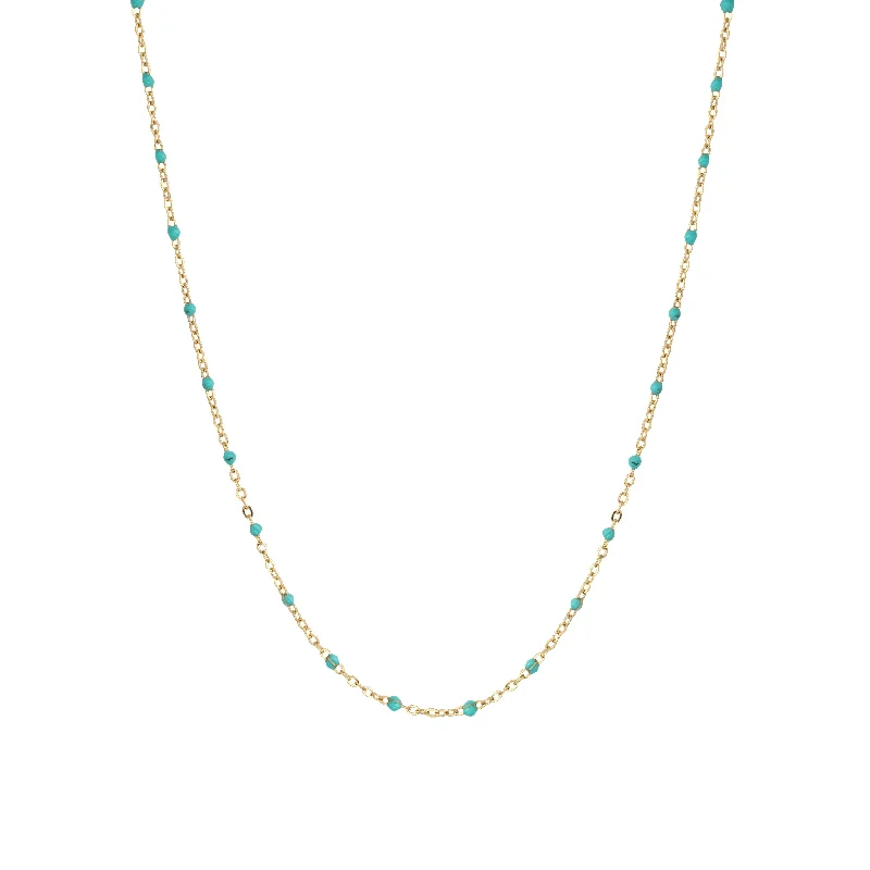 Flash Jewelry Sale – Get Stunning Pieces At Low Prices Blue Skies Enamel Dotted Necklace