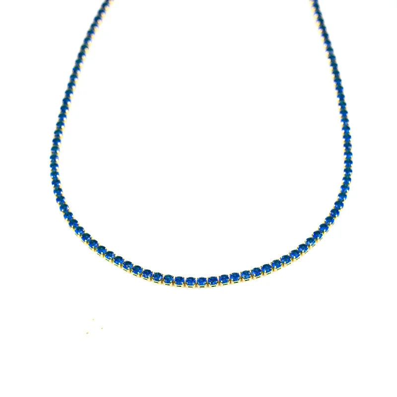 Personalized Jewelry Sale – Unique Pieces At Great Prices Blue Cz Necklace