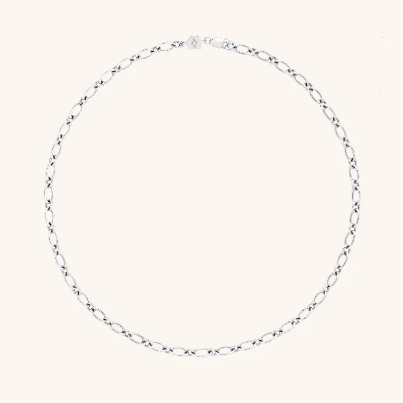 Jewelry Sale Bonanza – Grab Your Sparkle Now Bold Link Chain Necklace in Silver