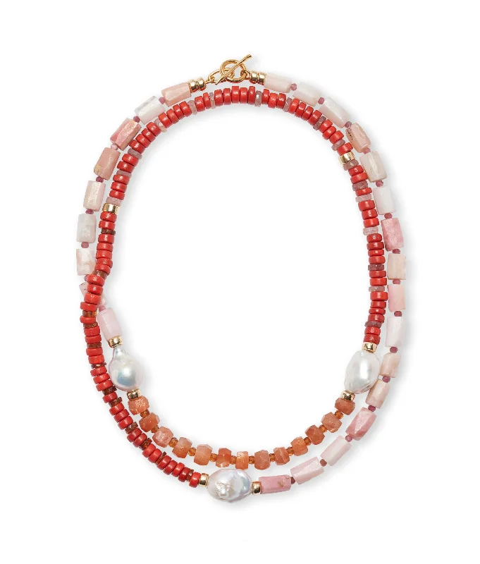 Buy More, Save More On Stunning Jewelry Pieces Cabana Necklace in Panama Pink