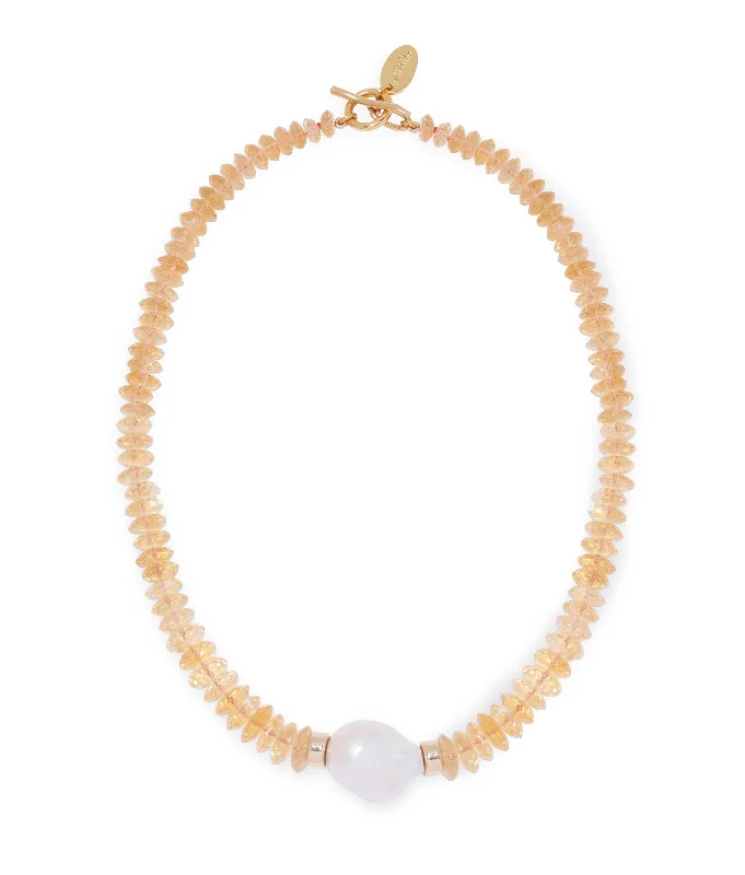 Dainty Floral Jewelry For Feminine Elegance Calypso Necklace in Canary