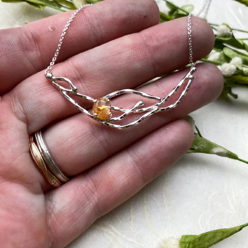 Handcrafted Jewelry Sale – Unique Designs At Low Prices Citrine Branch Necklace